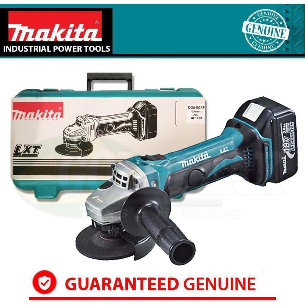 Makita DGA402RF 18V Cordless Angle Grinder (LXT-Series) - Goldpeak Tools PH Makita Makita DGA402RF 18V Cordless Angle Grinder (LXT-Series) - Goldpeak Tools PH Makita